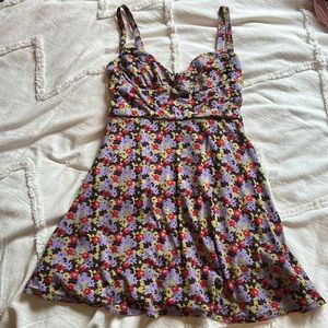 urban outfitter floral mini dress